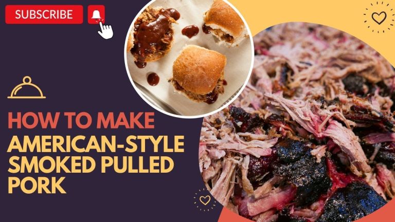 American-Style Pulled Pork Smoked & Slow Cooked Recipe | Smoky Pulled Pork Sliders with BBQ Sauce