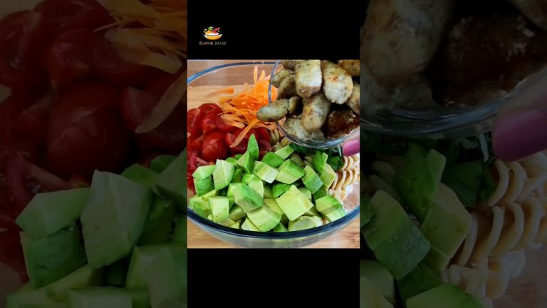 🥗 Healthy Pasta Salad Recipe | Weight loose food || Sallate E Shëndetshme Me Makarona 🥗👌