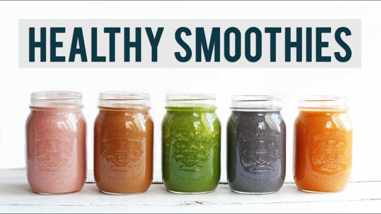 5 Breakfast Smoothie Recipes | EASY + HEALTHY