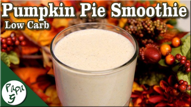 Pumpkin Pie Smoothie Recipe – Low Carb Keto Recipes