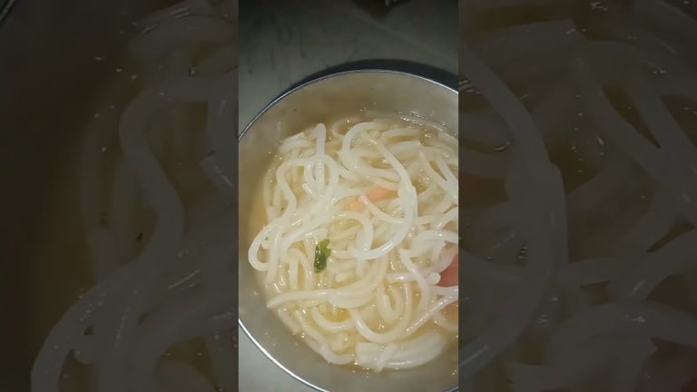 seafood noodles and  zucchini