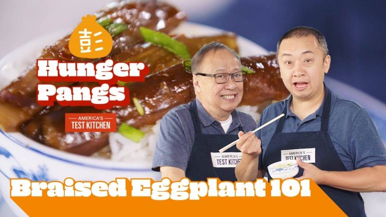 Braised Eggplant 101: How to Make Braised Eggplant with Soy, Garlic, and Ginger 紅燒茄子 | Hunger Pangs