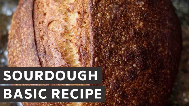 Beginner's Sourdough Bread Recipe (Without Dutch Oven/Banneton)