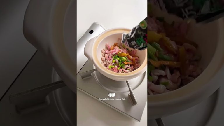 #177 Jiangnan, China Cuisine 🍲 Mustard Vegetable and Shredded Pork Udon Noodles / food #shorts /