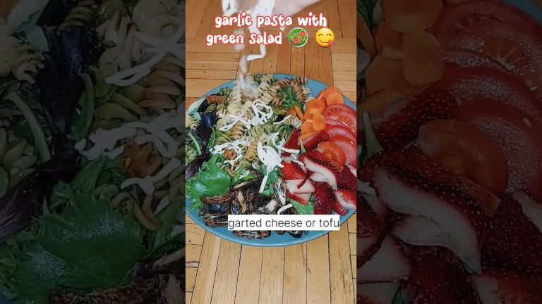 pasta salad | healthy 5min dinner ideas