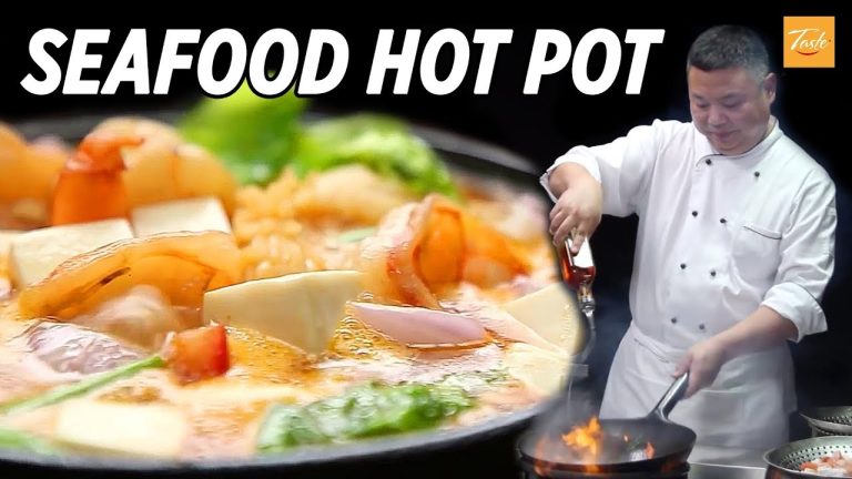 Delicious Chinese Seafood Tofu Stew • Taste Show