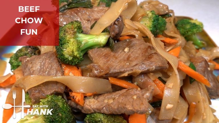 Beef Chow Fun – Wide Flat Rice Noodle Recipe