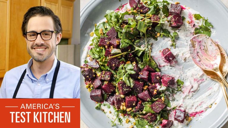 How to Make Beet Salad with Spiced Yogurt and Watercress with Dan Souza