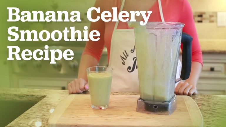 Banana Celery Smoothie Recipe | All About Juicing