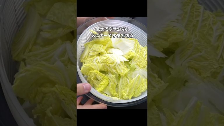 材料２つで作る【白菜のうま煮】が旨すぎたのでご紹介します #shorts