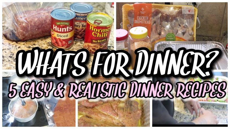 WHAT'S FOR DINNER | SUPER SIMPLE AND EASY BEEF RECIPES | COOK WITH ME