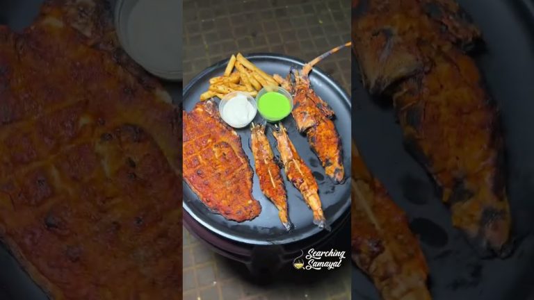 🚛Food truck le Seafood🐟🦐kidaikkutha😳⁉️ Must Try Spot🔥 Being BBQ Mugappair #shorts #streetfood