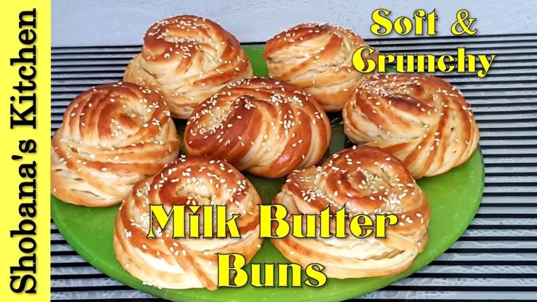 Milk Butter Buns Recipe – Butter Sugar Bread – Teatime Buns – Butter Bun Recipe