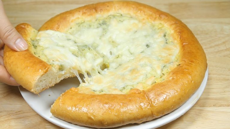 Cheese potato bread, Bread recipe for warm winter – Cheese potatoes. Round bread