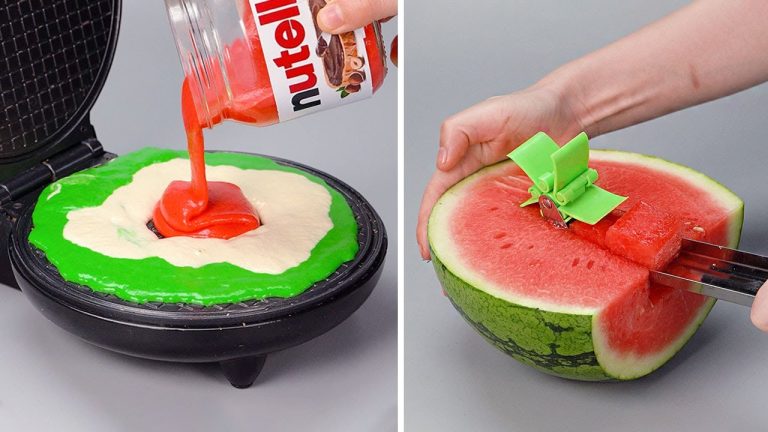 Easy and Tasty Dessert Recipes Theme Watermelon | Beautiful Watermelon Cake Decorating Ideas