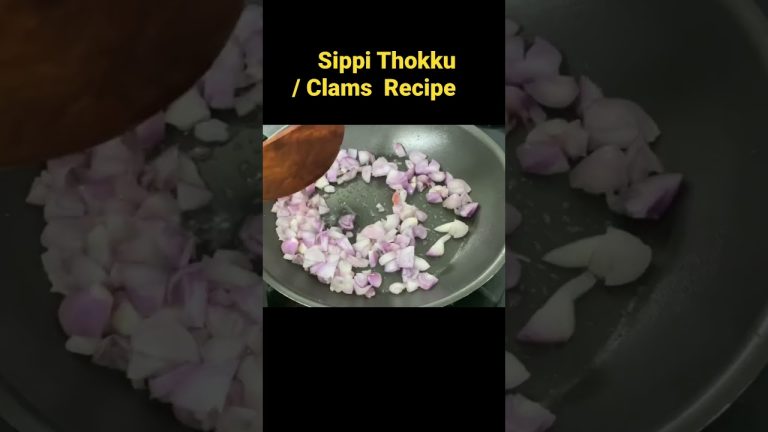 Sippi Thokku /Clams shell Recipe #seafood #cooking