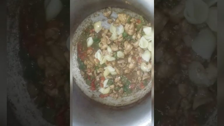 PASTA| PASTA FRIES IN MY OWN STYLE | SHELL MACRONI RECIPE