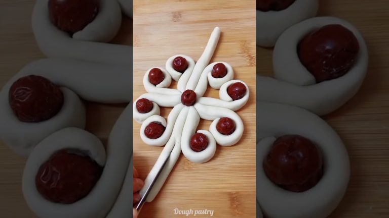 😍 Satisfying dough pastry food🥯🥑 🥯  Bread  shape🥪 ep:854 #shorts