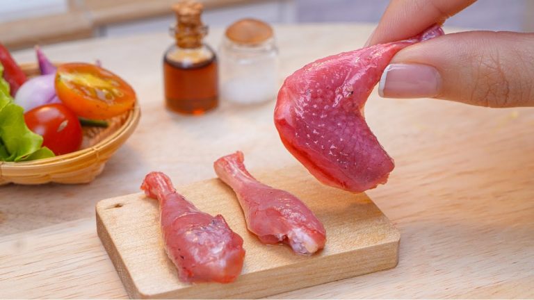 Crispy Miniature Buttermilk Fried Chicken Recipe – ASMR Cooking Mini Food