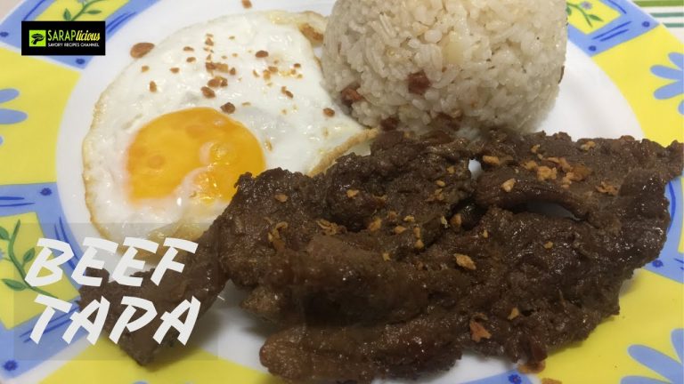 Homemade Beef Tapa Recipe | Tapsilog