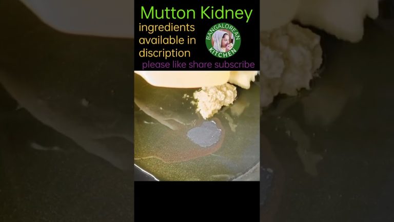 Mutton Kidney Recipe #shortvideo  #howtomake #shorts #cooking #viralshort