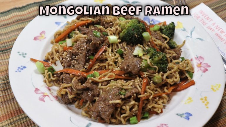 Mongolian Beef Ramen | MOLCS Easy Recipes
