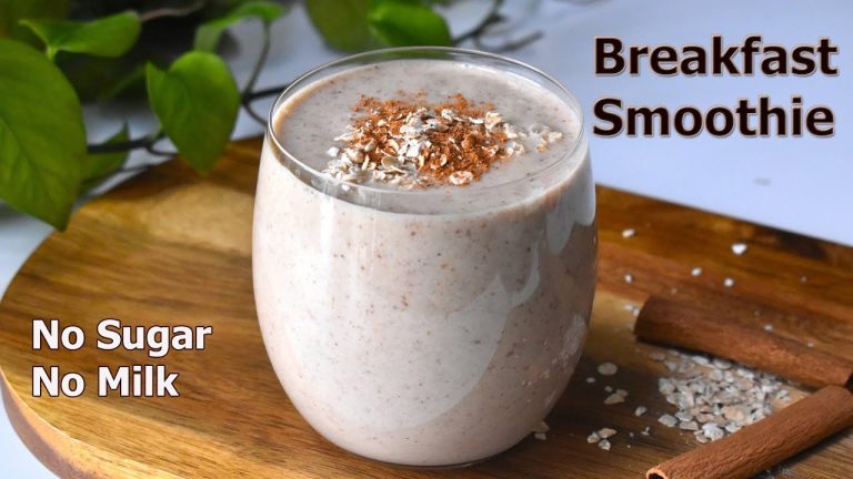 No Milk No Sugar Breakfast Smoothie | Easy Smoothie Recipe | Smoothie For Breakfast