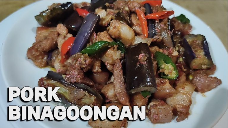 PORK BINAGOONGAN | HOW TO COOK PORK BINAGOOGANGAN | BINAGOOGANG BABOY (Ubusin na ang kanin!)
