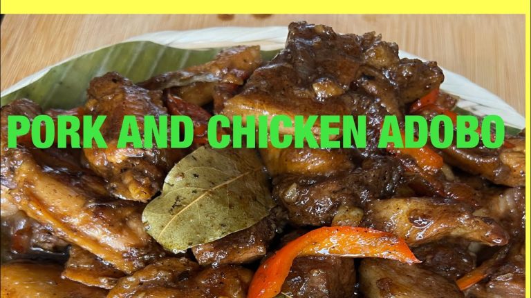 HOW TO COOK PORK AND CHICKEN ADOBO Panlasang pinoy #cooking