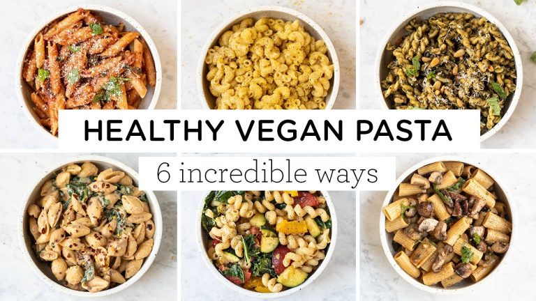 EASY VEGAN PASTA RECIPES ‣‣ 6 amazing ways!