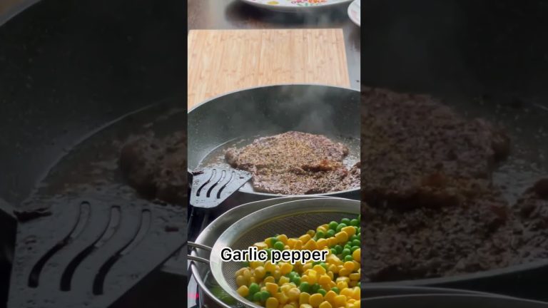 Pan Fry Rib eye steak Food Decoration Ideas#short