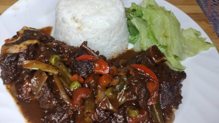 How Jamaicans cook Tasty Stewed Beef
