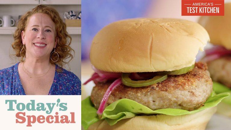 These Three Ingredients Help to Create Crisp, Juicy Turkey Burgers | Today’s Special