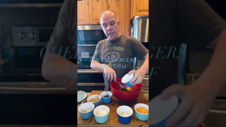Cheese Burger Meatloaf #recipe #meatloaf #chesseburger