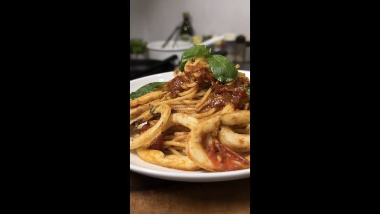 Make pasta with leftover squid ink #shorts #food #asmr