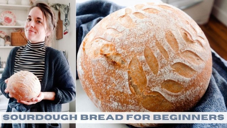 Sourdough Bread for Beginners | NO KNEAD