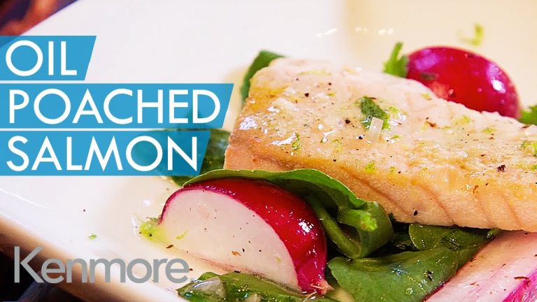 Oil Poached Salmon Recipe | Kenmore Easy Seafood Recipes