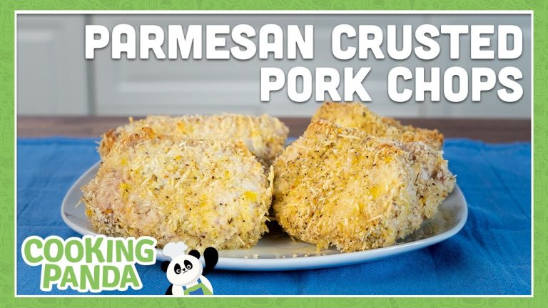 Parmesan Crusted Pork Chops [Quick Dinners] | #Shorts Cooking Panda