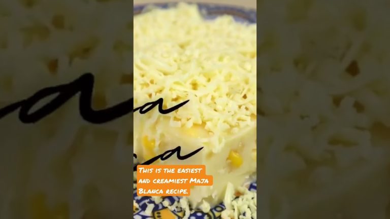 Easiest and Creamiest Maja Blanca Recipe #majablanca #creamy #filipinofood #filipinodessert
