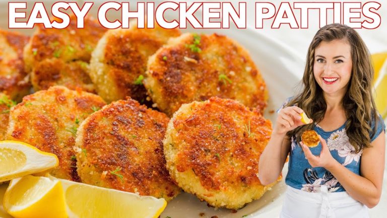 CHICKEN PATTIES – Leftover CHICKEN Recipe