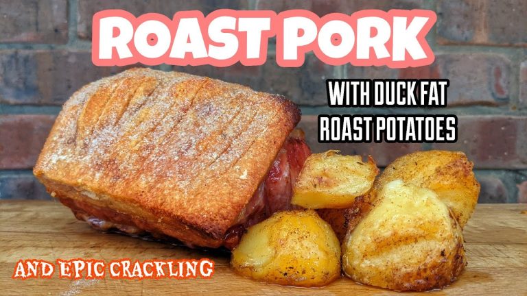 How to Cook a Pork Roast with Crackling in a Weber Kettle