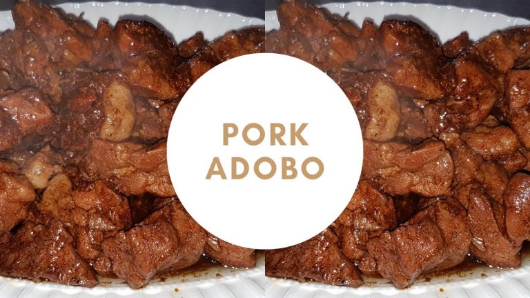 Easy to Cook Pork Butt Adobo |  Adobong Baboy | Simple Adobo Recipe
