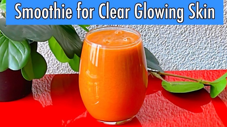 Healthy Smoothie for Clear Glowing Skin