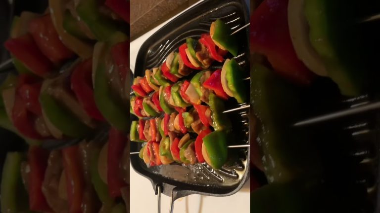 Grilled beef skewers#short