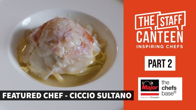 2 Michelin star chef Ciccio Sultano cooks pasta, fish, prawn & almond tartare recipes