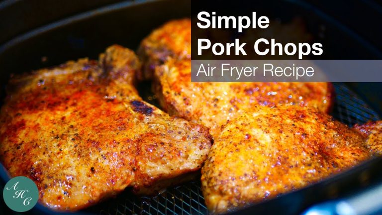 AIR FRYER Pork Chops Simple Recipe in under 10 minutes | EASY and TENDER!
