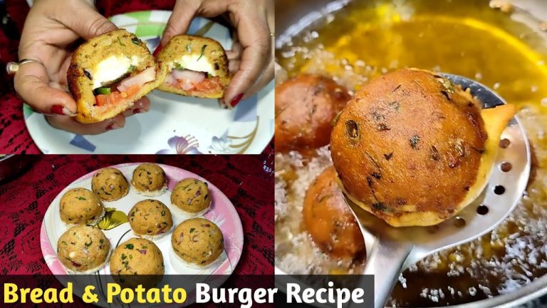 Potato Bread Burger Recipe | बर्गर | Bread Recipes | Bhanima Dey