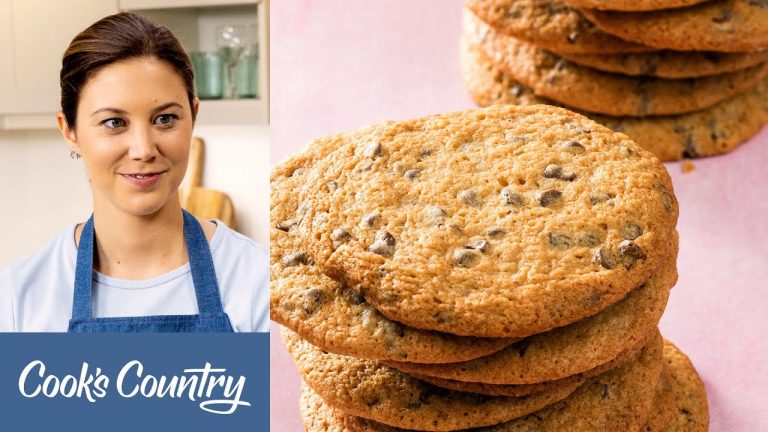 How to Make Crispy, Thin Chocolate Chip Cookies