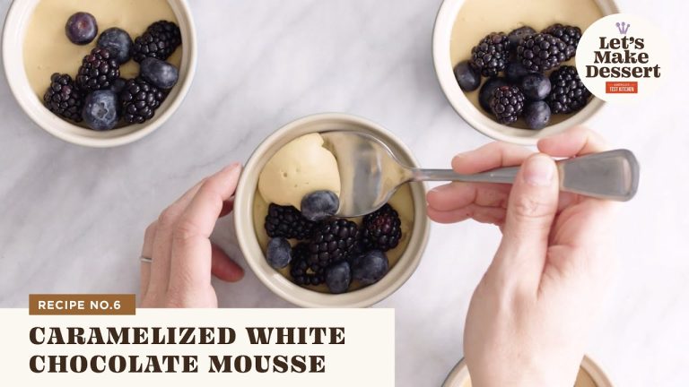 How to Make Caramelized White Chocolate Mousse | Let’s Make Dessert