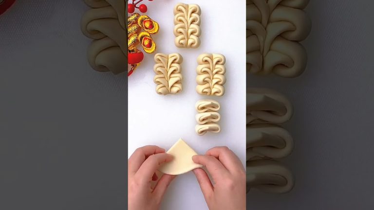 Satisfying & Creative Dough Pastry Recipes (P86) – Bread Rolls, Bun Shapes, Pasta #shorts